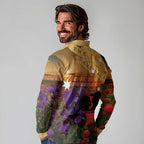 Australia ANZAC Day Long Sleeve Polo Shirt Australian Army Animals Lest We Forget