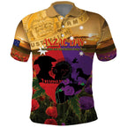 Australia ANZAC Day Polo Shirt Australian Army Animals Lest We Forget