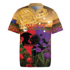 Australia ANZAC Day Rugby Jersey Australian Army Animals Lest We Forget