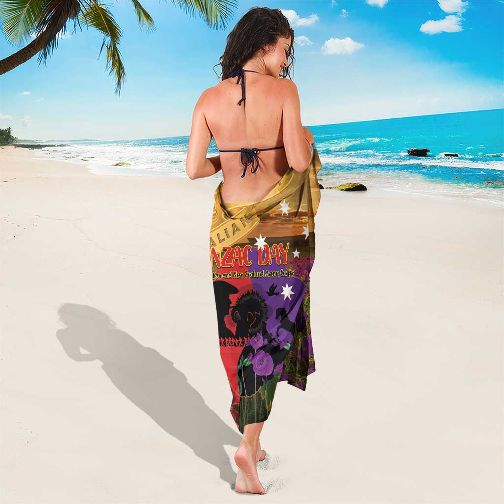 Australia ANZAC Day Sarong Australian Army Animals Lest We Forget