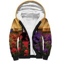 Australia ANZAC Day Sherpa Hoodie Australian Army Animals Lest We Forget