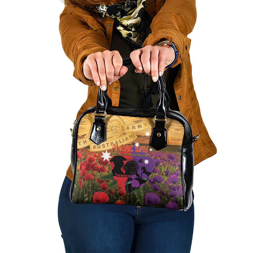 Australia ANZAC Day Shoulder Handbag Australian Army Animals Lest We Forget