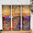 Australia ANZAC Day Skinny Tumbler Australian Army Animals Lest We Forget