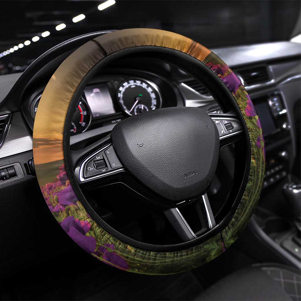 Australia ANZAC Day Steering Wheel Cover Australian Army Animals Lest We Forget