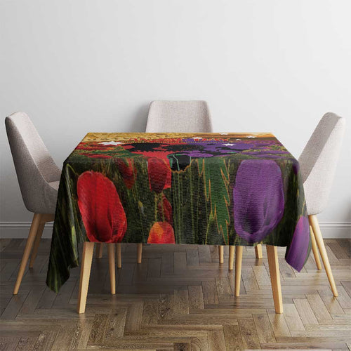 Australia ANZAC Day Tablecloth Australian Army Animals Lest We Forget