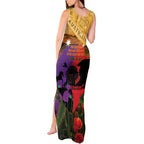 Australia ANZAC Day Tank Maxi Dress Australian Army Animals Lest We Forget