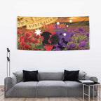 Australia ANZAC Day Tapestry Australian Army Animals Lest We Forget