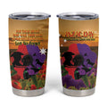 Australia ANZAC Day Tumbler Cup Australian Army Animals Lest We Forget