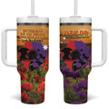 Australia ANZAC Day Tumbler With Handle Australian Army Animals Lest We Forget