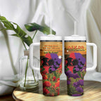 Australia ANZAC Day Tumbler With Handle Australian Army Animals Lest We Forget