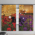 Australia ANZAC Day Window Curtain Australian Army Animals Lest We Forget
