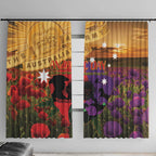 Australia ANZAC Day Window Curtain Australian Army Animals Lest We Forget