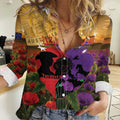 Australia ANZAC Day Women Casual Shirt Australian Army Animals Lest We Forget