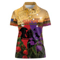 Australia ANZAC Day Women Polo Shirt Australian Army Animals Lest We Forget