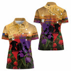 Australia ANZAC Day Women Polo Shirt Australian Army Animals Lest We Forget