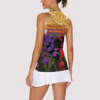 Australia ANZAC Day Women Sleeveless Polo Shirt Australian Army Animals Lest We Forget