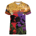 Australia ANZAC Day Women V-Neck T-Shirt Australian Army Animals Lest We Forget