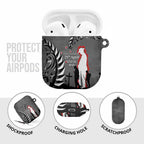 New Zealand ANZAC Day AirPods Case 25th April Silver Fern With Poppy - Aussie Hoodie