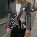 New Zealand ANZAC Day Blazer 25th April Silver Fern With Poppy - Aussie Hoodie