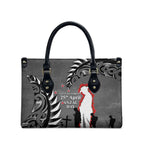 New Zealand ANZAC Day Leather Bag 25th April Silver Fern With Poppy - Aussie Hoodie