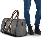 New Zealand ANZAC Day Travel Bag 25th April Silver Fern With Poppy - Aussie Hoodie