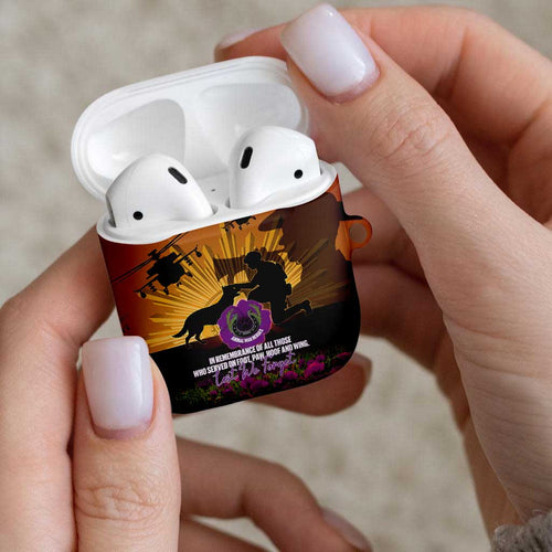 Animal War Heroes Australia ANZAC Day AirPods Case We Will Always Remember Them