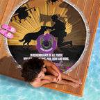 Animal War Heroes Australia ANZAC Day Beach Blanket We Will Always Remember Them