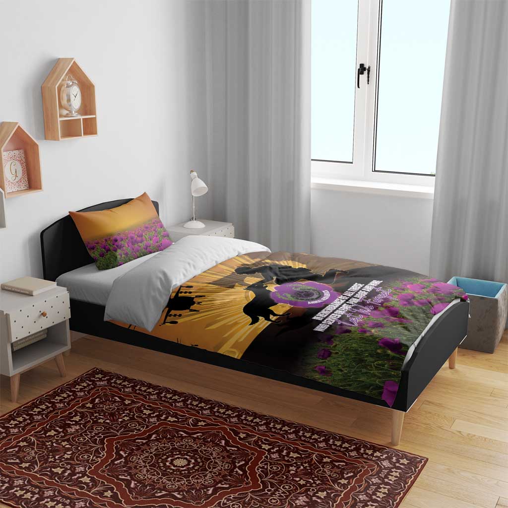 Animal War Heroes Australia ANZAC Day Bedding Set We Will Always Remember Them