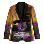 Animal War Heroes Australia ANZAC Day Blazer We Will Always Remember Them