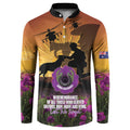 Animal War Heroes Australia ANZAC Day Button Sweatshirt We Will Always Remember Them