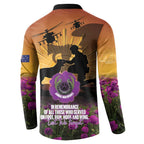Animal War Heroes Australia ANZAC Day Button Sweatshirt We Will Always Remember Them