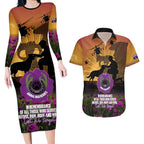 Animal War Heroes Australia ANZAC Day Couples Matching Long Sleeve Bodycon Dress and Hawaiian Shirt We Will Always Remember Them