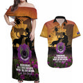 Animal War Heroes Australia ANZAC Day Couples Matching Off Shoulder Maxi Dress and Hawaiian Shirt We Will Always Remember Them