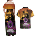 Animal War Heroes Australia ANZAC Day Couples Matching Off Shoulder Maxi Dress and Hawaiian Shirt We Will Always Remember Them