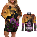 Animal War Heroes Australia ANZAC Day Couples Matching Off Shoulder Short Dress and Long Sleeve Button Shirt We Will Always Remember Them