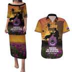 Animal War Heroes Australia ANZAC Day Couples Matching Puletasi and Hawaiian Shirt We Will Always Remember Them