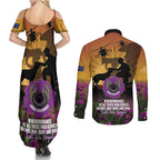 Animal War Heroes Australia ANZAC Day Couples Matching Summer Maxi Dress and Long Sleeve Button Shirt We Will Always Remember Them