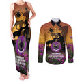 Animal War Heroes Australia ANZAC Day Couples Matching Tank Maxi Dress and Long Sleeve Button Shirt We Will Always Remember Them