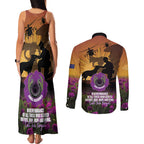 Animal War Heroes Australia ANZAC Day Couples Matching Tank Maxi Dress and Long Sleeve Button Shirt We Will Always Remember Them