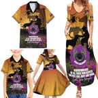 Animal War Heroes Australia ANZAC Day Family Matching Summer Maxi Dress and Hawaiian Shirt We Will Always Remember Them