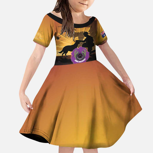 Animal War Heroes Australia ANZAC Day Family Matching Tank Maxi Dress and Hawaiian Shirt We Will Always Remember Them