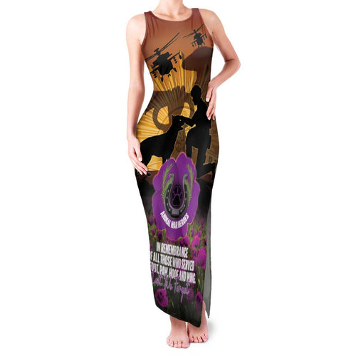 Animal War Heroes Australia ANZAC Day Family Matching Tank Maxi Dress and Hawaiian Shirt We Will Always Remember Them