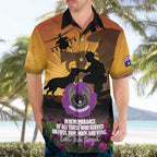 Animal War Heroes Australia ANZAC Day Hawaiian Shirt We Will Always Remember Them
