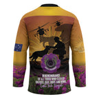Animal War Heroes Australia ANZAC Day Hockey Jersey We Will Always Remember Them