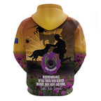 Animal War Heroes Australia ANZAC Day Hoodie We Will Always Remember Them