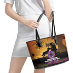 Animal War Heroes Australia ANZAC Day Leather Tote Bag We Will Always Remember Them