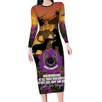 Animal War Heroes Australia ANZAC Day Long Sleeve Bodycon Dress We Will Always Remember Them