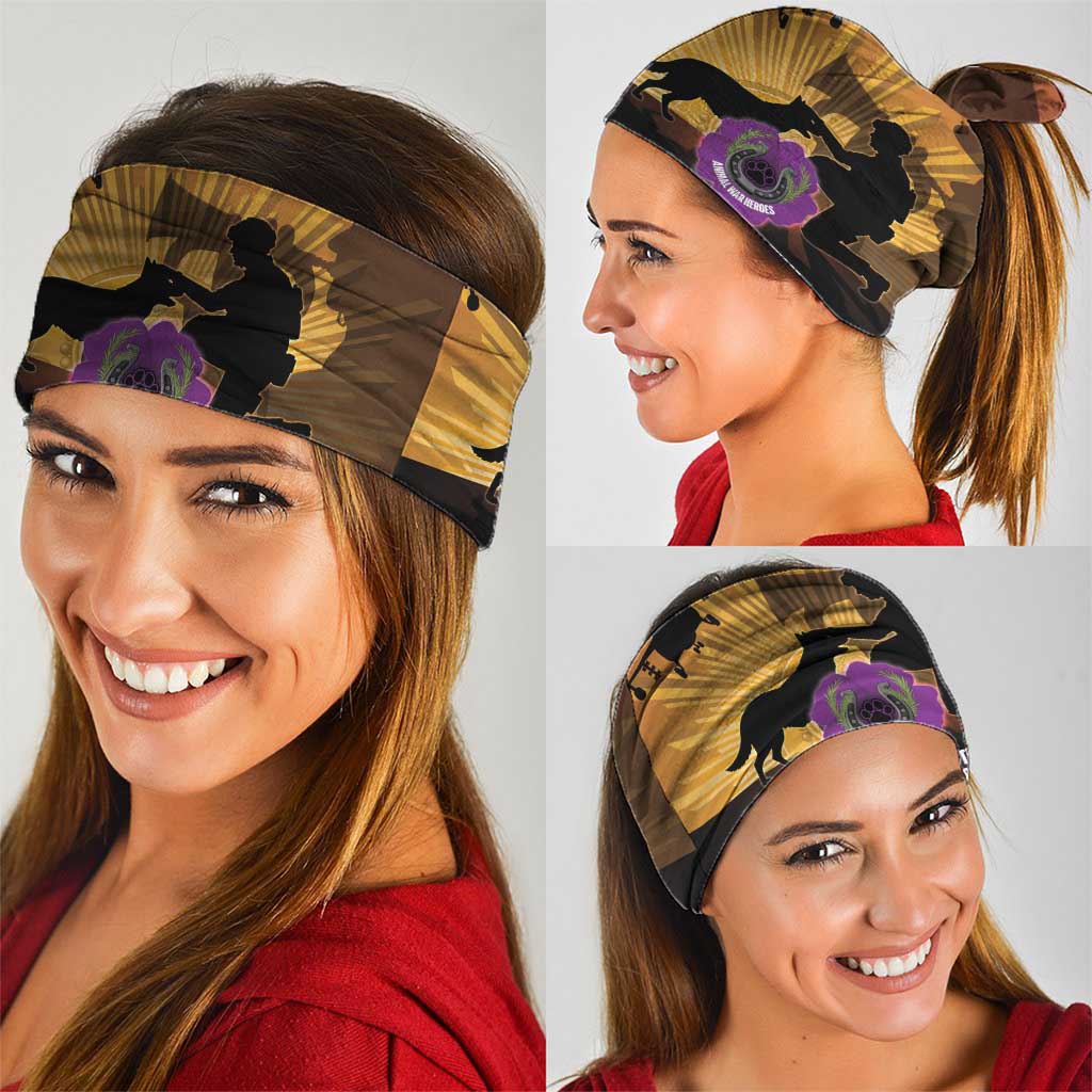Animal War Heroes Australia ANZAC Day Neck Gaiter We Will Always Remember Them