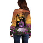 Animal War Heroes Australia ANZAC Day Off Shoulder Sweater We Will Always Remember Them