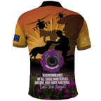 Animal War Heroes Australia ANZAC Day Polo Shirt We Will Always Remember Them